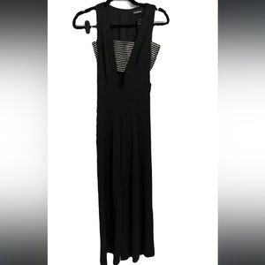 Bebe Black White Jewel Jumpsuit